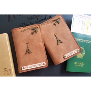 Vỏ hộ chiếu đôi 11 ( passport cover couple )