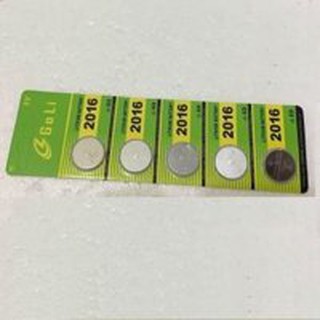 Pin CR2016 Lithium 3V (Vỉ 5 viên)