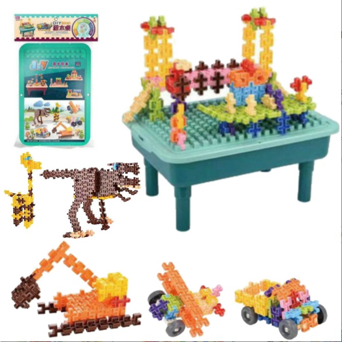[Hàng sẵn mới về] Đồ chơi lắp ráp xếp hình 3D khay Le.go có 4 chân - Đồ chơi xếp hình thông minh