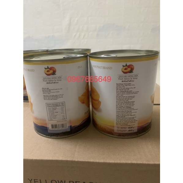 Đào Ngâm Thái Lan BODDOB  - Dùng ăn trực tiếp làm món tráng miệng/ làm trà đào thơm ngon