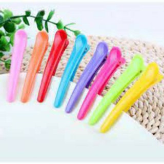 kẹp tóc mỏ vịt nhựa trơn
