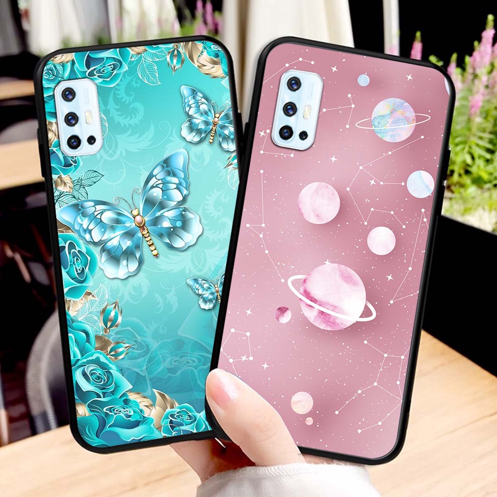 Ốp lưng Vivo V17 in hình hoa xinh xắn, hiện đại , thời trang ,phong cách