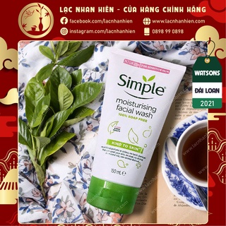 Sữa rửa mặt simple dưỡng ẩm cho da nhạy cảm ❤ simple moisturizing facial wash