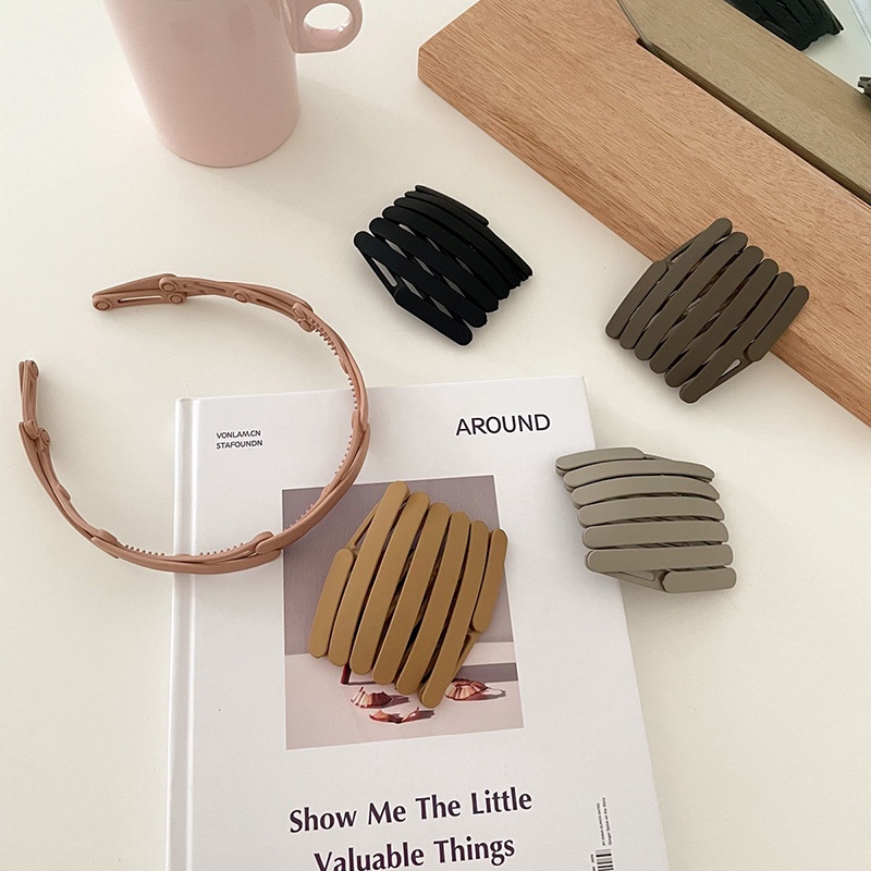 Cài tóc chống trượt độc đáo thiết kế đơn giản phong cách Hàn Quốc cho nữ