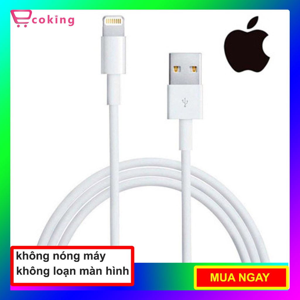 [CHÍNH HÃNG ] cáp xạc nhanh iphone 5s,6s,6splu,7s,7splus,8s...dài 1M lõi đồng nguyen chất ,dây xạc iphone