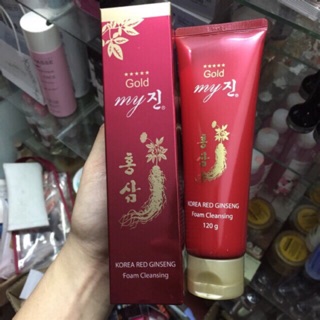 Follow 26/06 Sữa rửa mặt sâm đỏ My Gold - Trắng da ngăn ngừa mụn