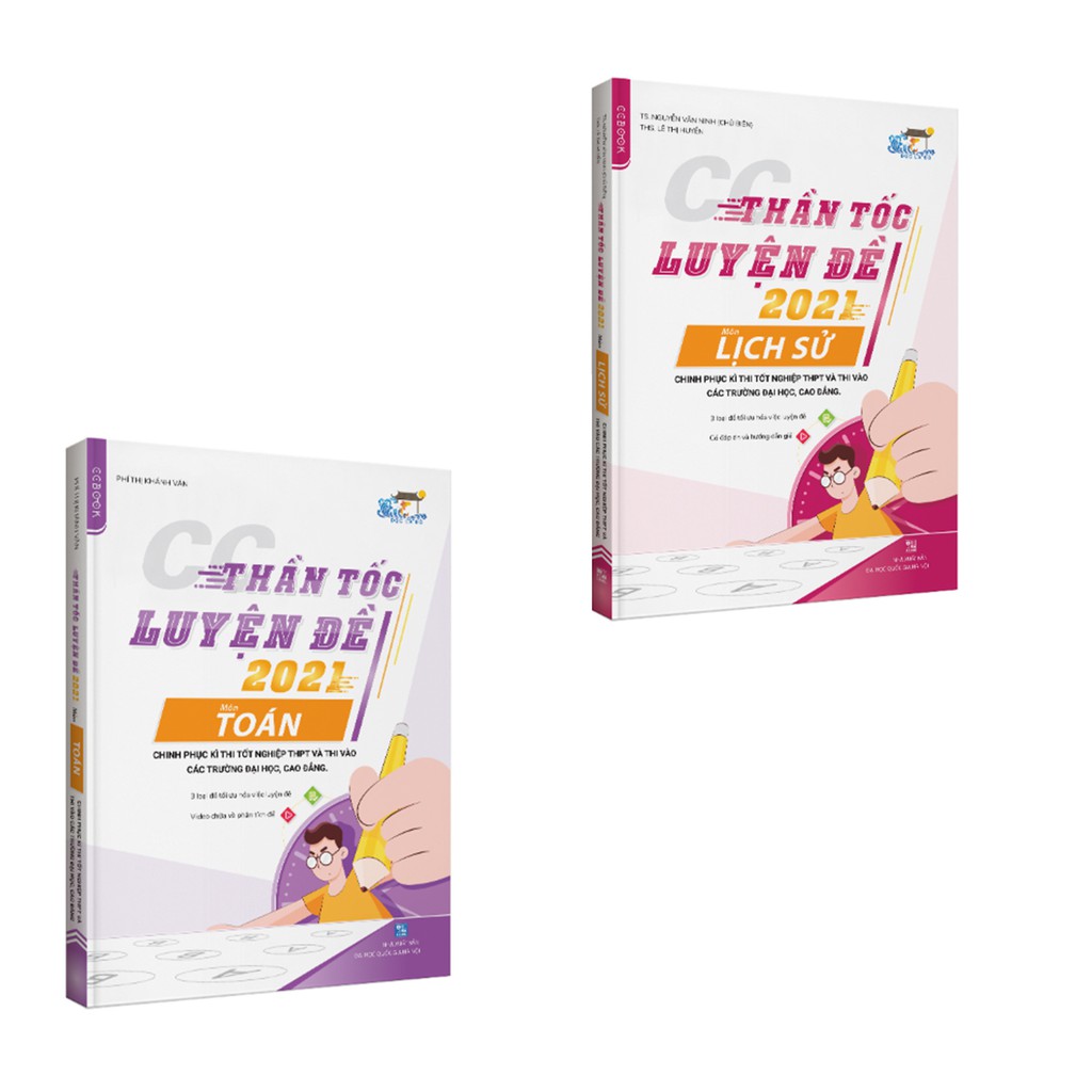 Combo CC Thần Tốc Luyện Đề 2021 Môn Toán + Lịch Sử