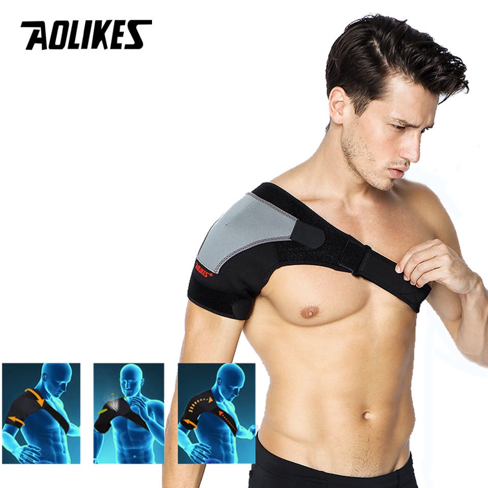 Aolikes (Hàng Mới Về) 1 Đai Đeo Hỗ Trợ Vai Giảm Đau Có Thể Điều Chỉnh