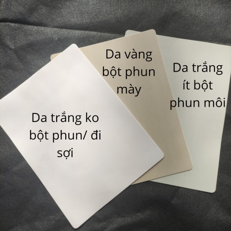 Da giả trắng trơn, không có bột, da tập phun và sợi hairstrokes siêu đẹp