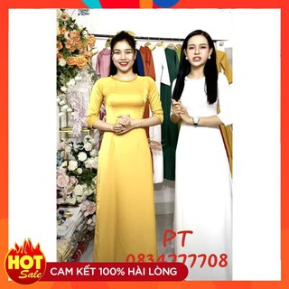 ⚡ GIÁ CỰC SỐC ⚡ Áo dài nữ ⚡Áo Dài Tây Thi Trơn Cổ Tết Siêu Đẹp Cho Các Nàng