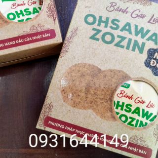 Bánh gạo lứt mè đen zozin (bánh dành cho người tiểu đường)