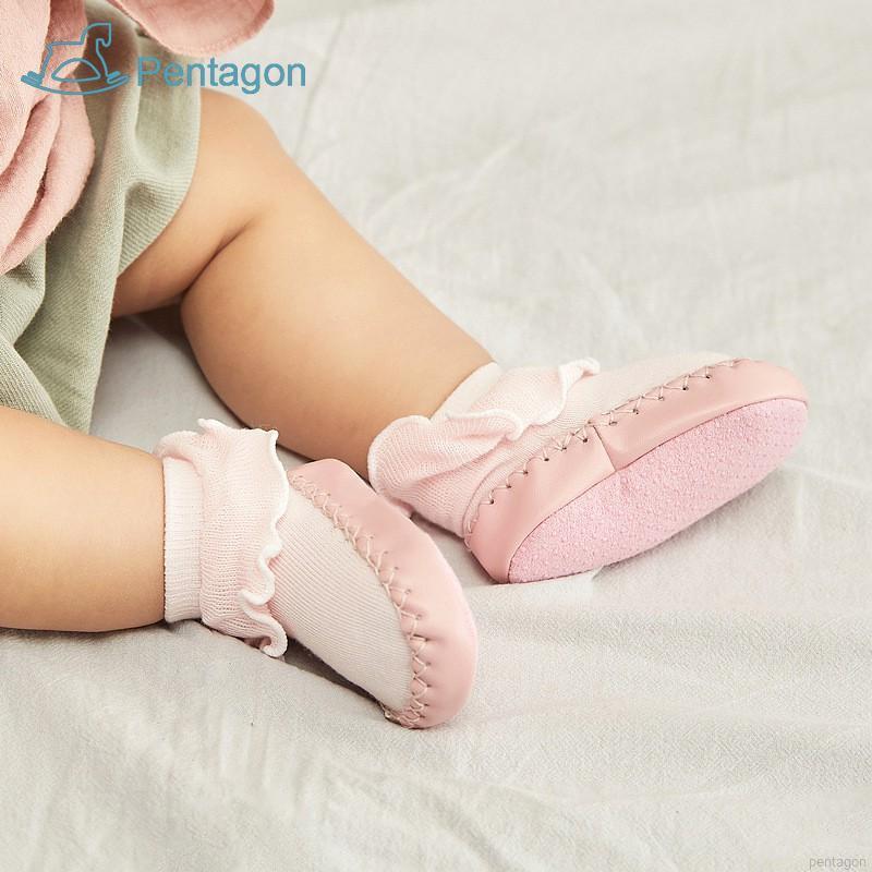 Vớ Cotton Giữ Ấm Chân Chống Trượt Cho Bé