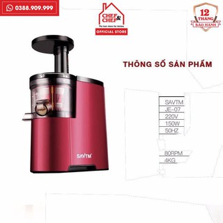 Máy Ép Chậm SAVTM JE-07 150W