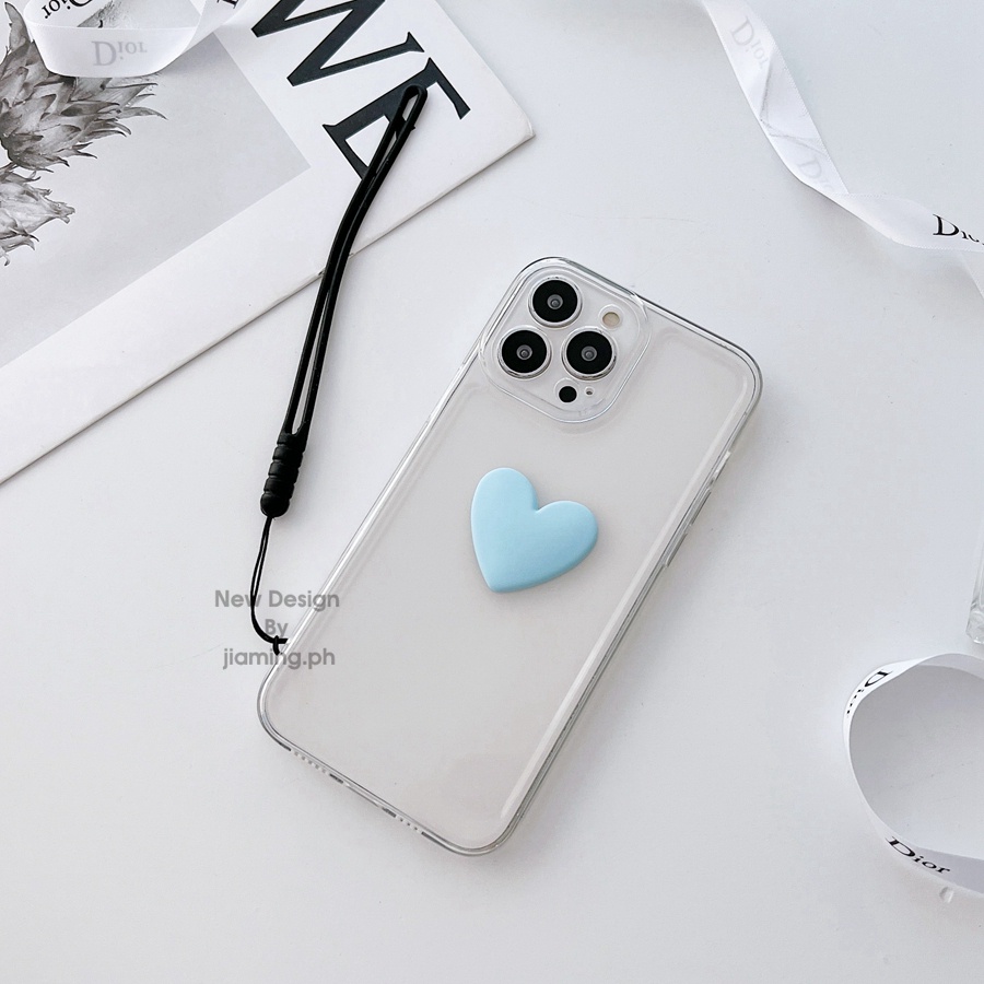 Ốp Điện Thoại TPU Mềm Chống Sốc 3 Trong 1 Có Dây Đeo Cao Cấp Cho iPhone 7 8 Plus X XR XS MAX 11 Pro