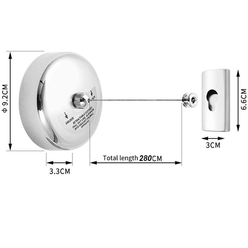 Dây Phơi Quần Áo 2.8M Ket1 Cao Cấp Tiện Lợi Dễ Sử Dụng