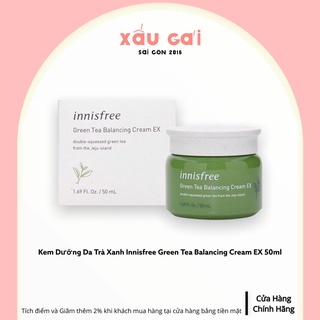 Kem Dưỡng Da Trà Xanh Innisfree Green Tea Balancing Cream EX 50ml