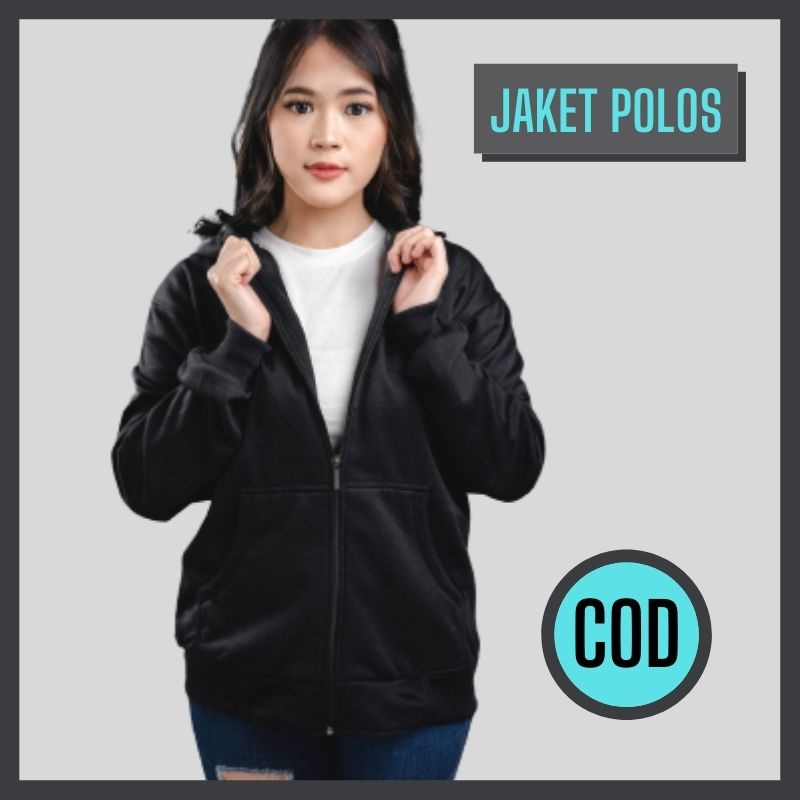 Áo Khoác Hoodie Tay Dài Màu Trơn Cơ Bản Thời Trang Nữ Distro Today Đua Xe Mô Tô Cá Tính