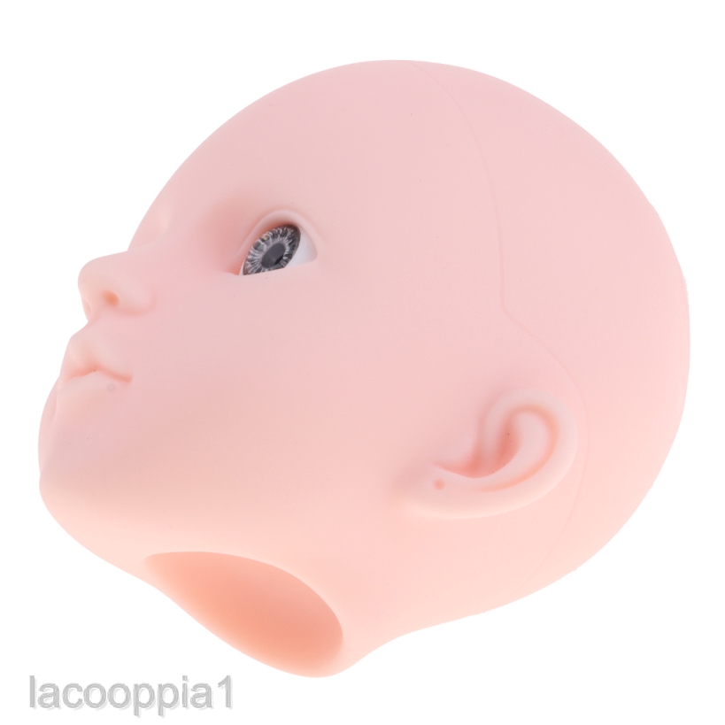 [LACOOPPIA1] Female Head Ball Jointed Doll Custom Part for 1/4 BJD w. 3D Gray Eyes