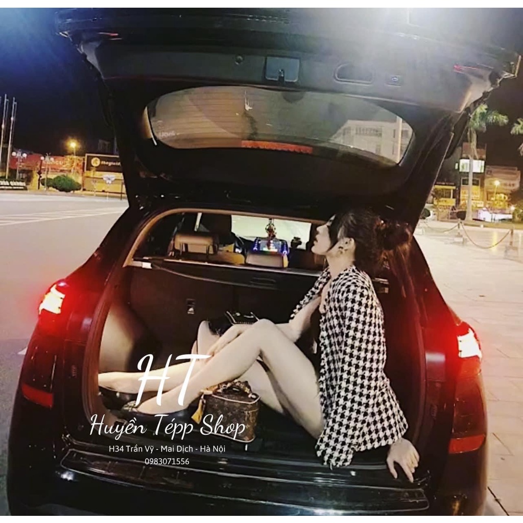 Set áo khoác dạ 2 món thiết kế 2 lớp sang trọng