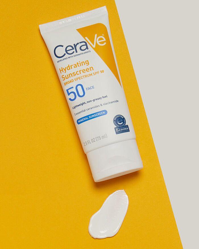 Cerave - Kem Chống Nắng CeraVe Hydrating Mineral Face Sunscreen Broad Spectrum SPF50 75ml | Shopee Việt Nam