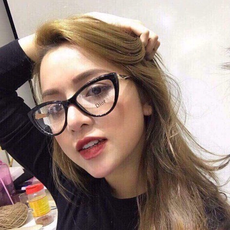 MẮT KÍNH GIẢ CẬN MẮT XẾCH 0 ĐỘ THỜI TRANG MẮT MÈO HOT GIRL. GỌNG KÍNH 13