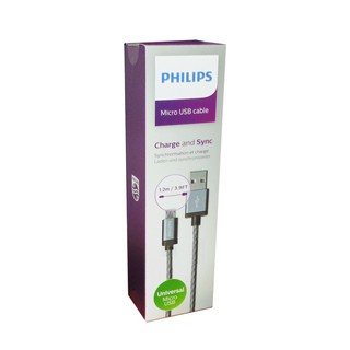 Cáp philips lightning dlc2508n chuẩn mfi