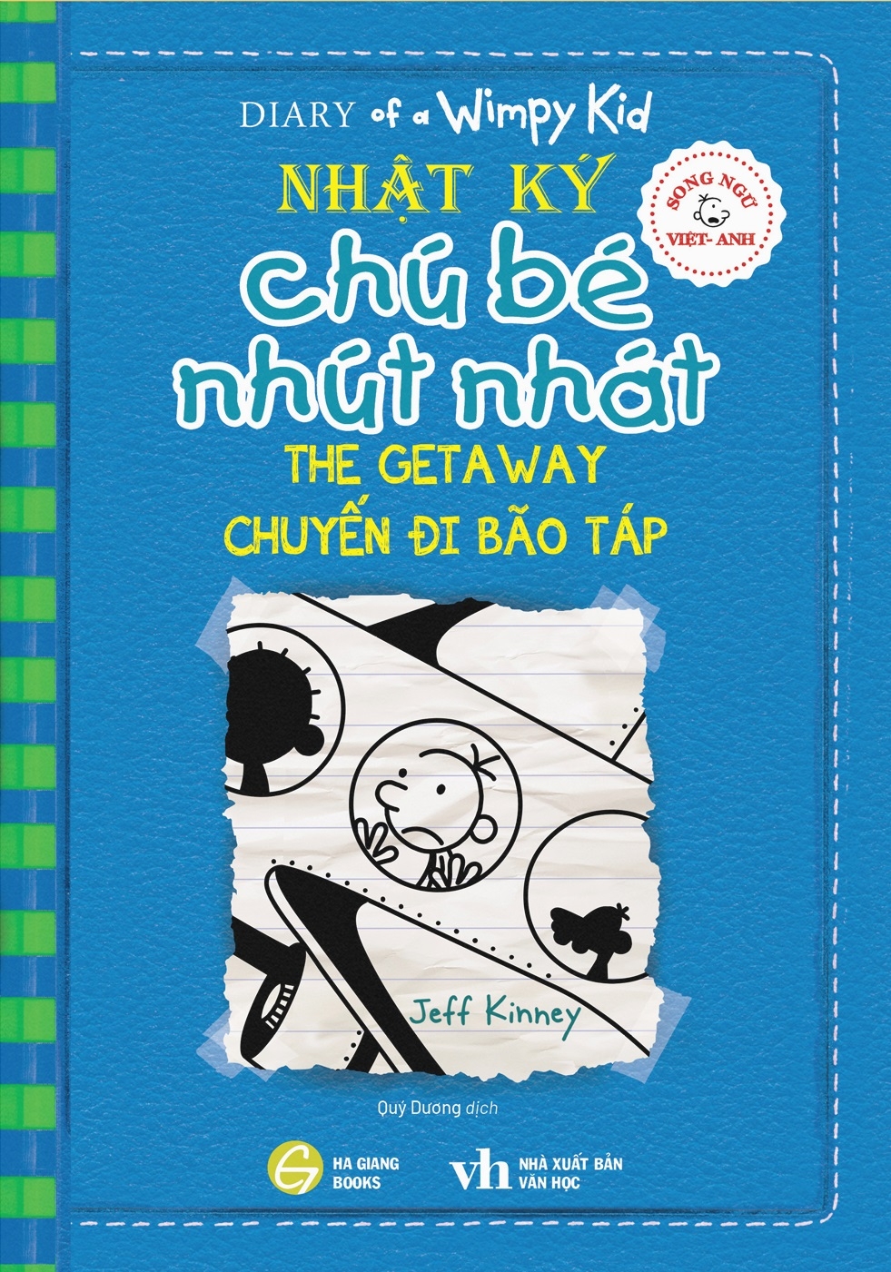 Sách Song Ngữ Việt - Anh - Diary Of A Wimpy Kid  - Nhật Ký Chú Bé Nhút Nhát - Tập 12: Chuyến Đi Bão Táp - The Getaway