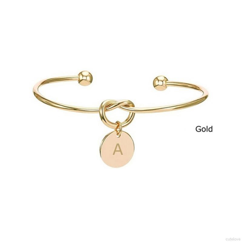 Vòng Tay Hợp Kim Mặt Chữ Cái Đơn Giản Thời Trang | BigBuy360 - bigbuy360.vn