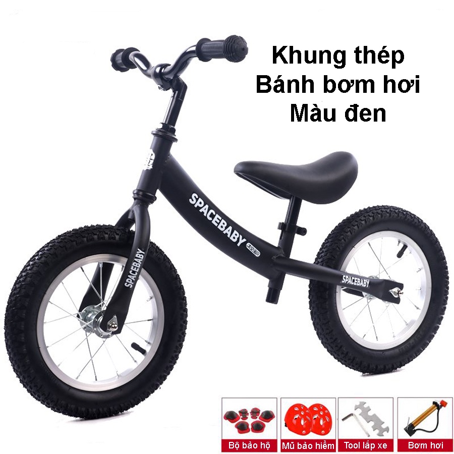 Xe Thăng Bằng 2 Bánh SPACEBABY Cho Bé Khung Thép Carbon Vành Nan Hoa Bảo Hành 12 Tháng