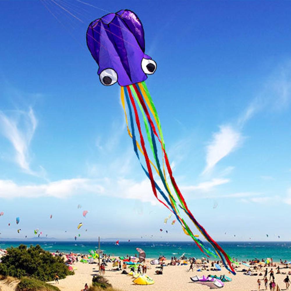Diều thả ngoài trời hình bạch tuộc 4m nhiều màu sắc