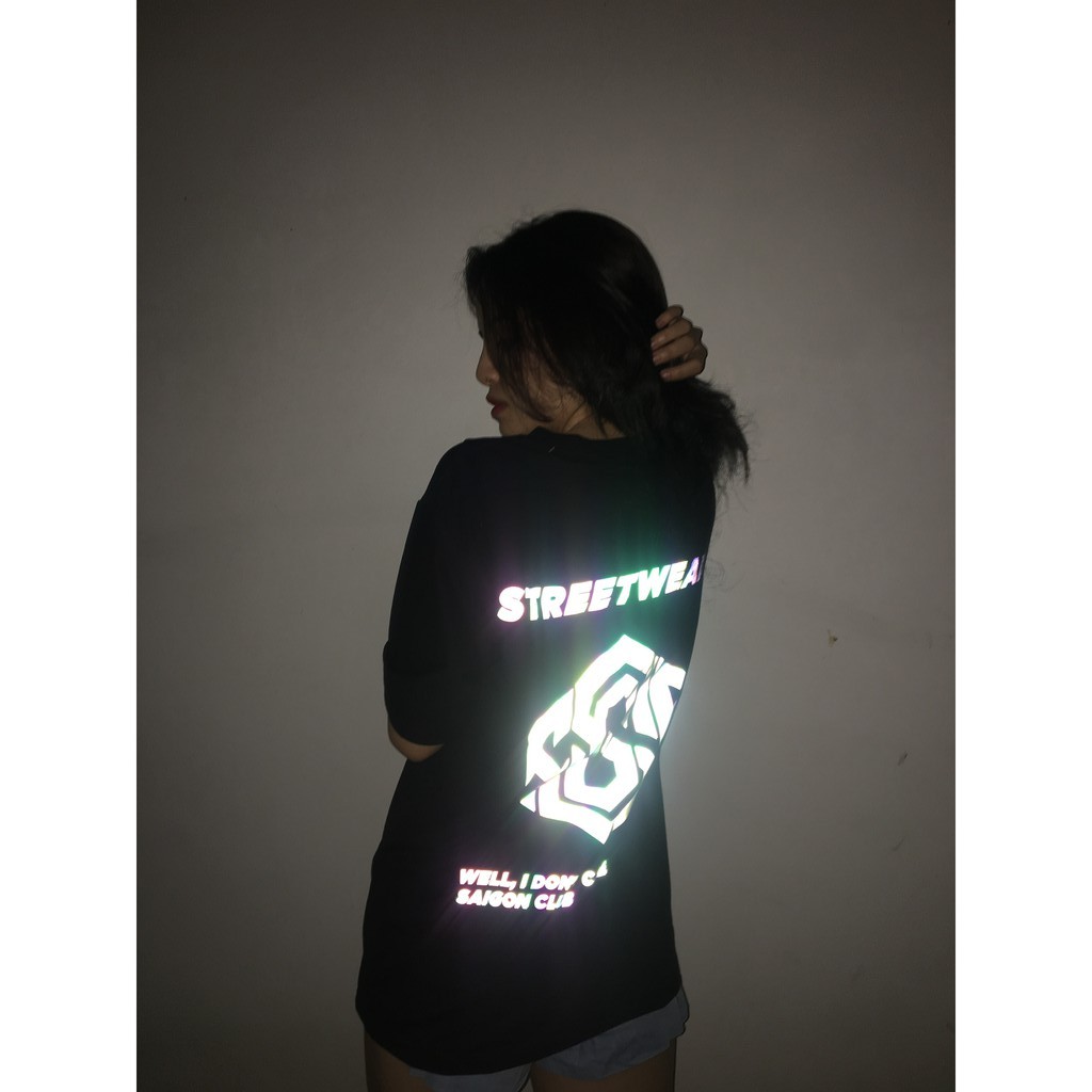 Áo phong tay lỡ SGES phảng quang streetwear unisex form rộng nam nữ | BigBuy360 - bigbuy360.vn