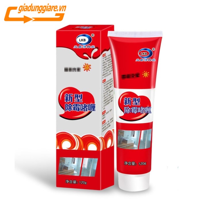 Tuýp Gel TẨY NẤM MỐC 150g sạch vết bẩn lâu ngày (Dùng cho Gia đình làm sạch Khu bếp, nhà vệ sinh , kẽ tường , tủ lạnh..)