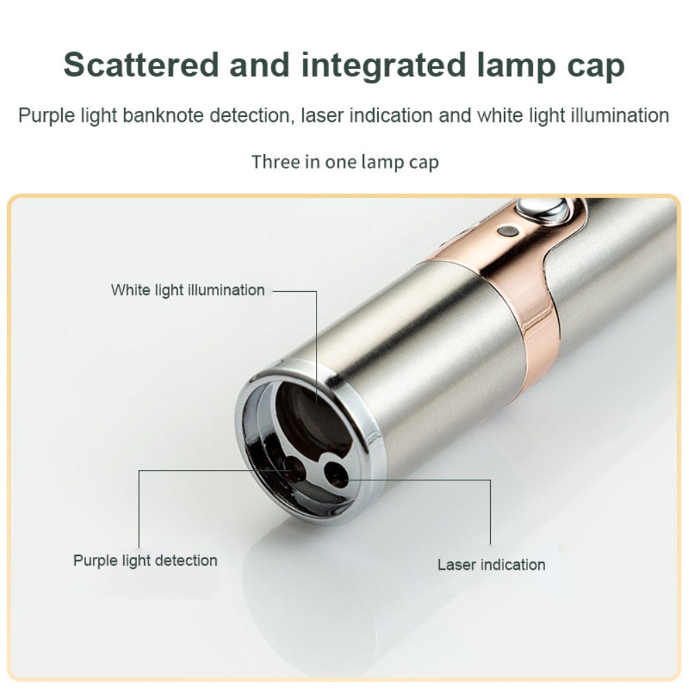 Đèn pin đa năng sạc USB chơi tương tác cho mèo cưng
