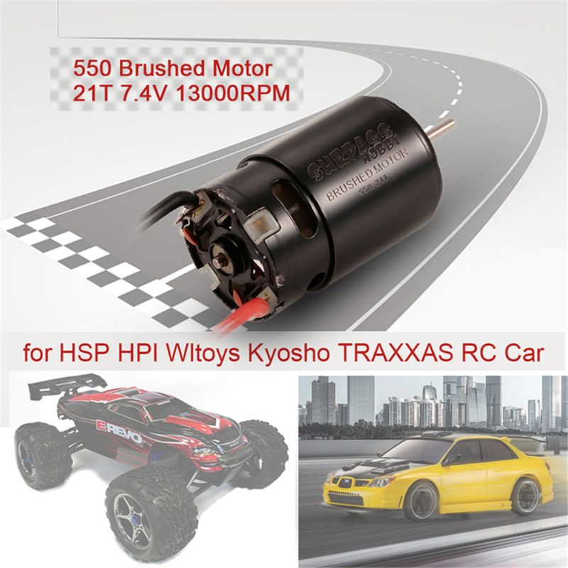 youn 550 12T 21T 27T 35T Brushed Motor for 1/10 RC Car HSP HPI Wltoys Off-Road