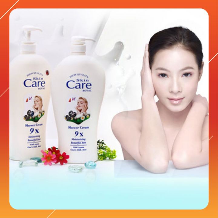 SỮA TẮM DÊ WHITE CARE 9X 1200ML⚡FREESHIP EXTRA⚡ SỮA TẮM CHO CẢ NHÀ