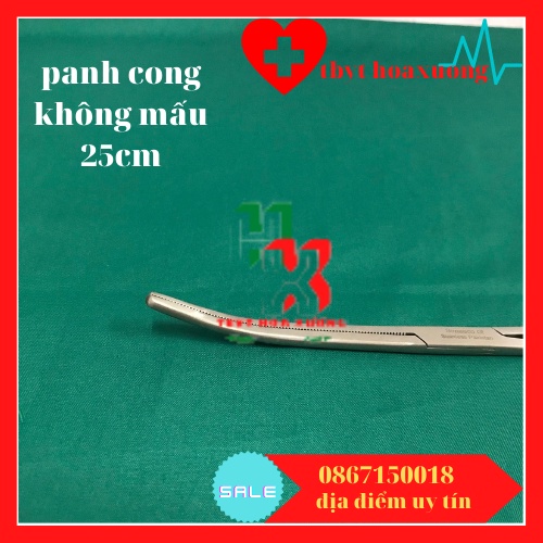 [Hàng Cao Cấp] Panh Cong Không Mấu 25cm Hàng Parkistan-Pen Y Tế