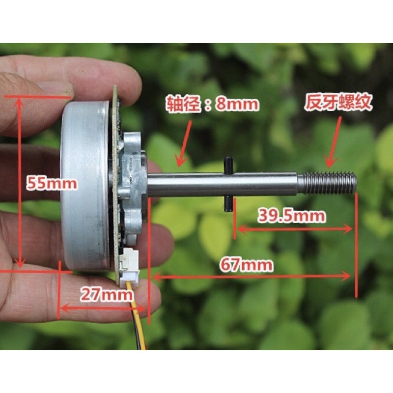 Motor không chổi than BLDC 12V chế quạt