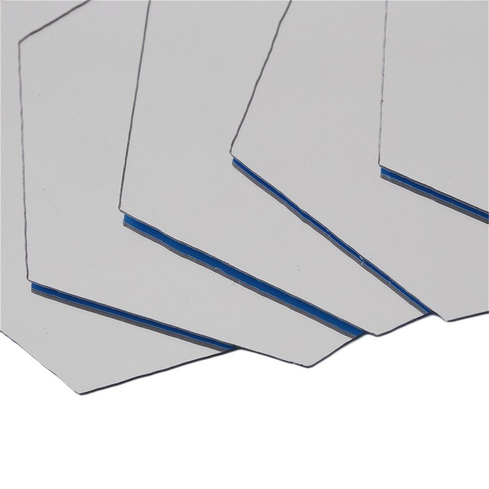 12 miếng dán tường 3D hình lục giác tráng gương trang trí