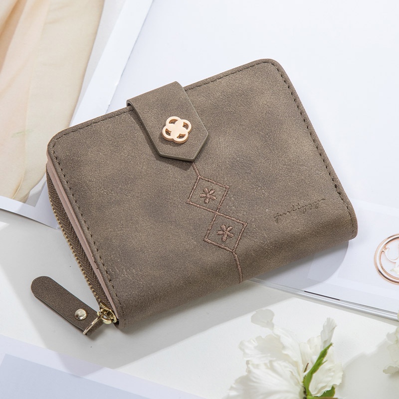 Ví Ngắn Đựng Thẻ Thiết Kế Dễ Thương Cho Nữ