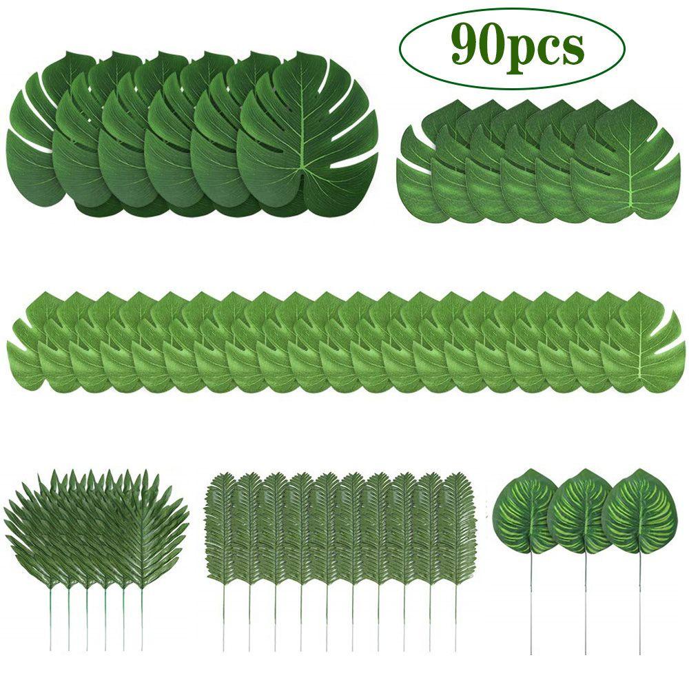 LET Cây Nhiệt Đới Nhân Tạo Trang Trí Chủ Đề Biển Hawaiian