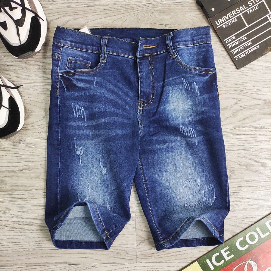 [Mã SKAMA06 giảm 8% TỐI ĐA 50K đơn250K] Quần short jean nam vải co giãn cực đẹp | BigBuy360 - bigbuy360.vn