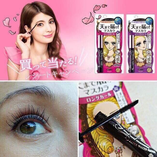 Set Mascara + Tẩy Trang Kiss Me HEROINE Make Speedy Mascara Remover - B3