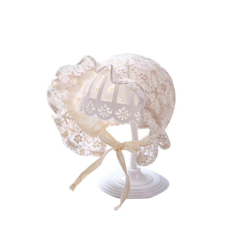 Mũ Beanie Đính Hoa Thời Trang Xuân Hè Dùng Làm Đạo Cụ Chụp Hình Cho Bé Gái