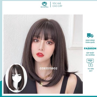 Tóc giả nguyên đầu 😜freeship😜 nguyên đầu cúp lửng z7006