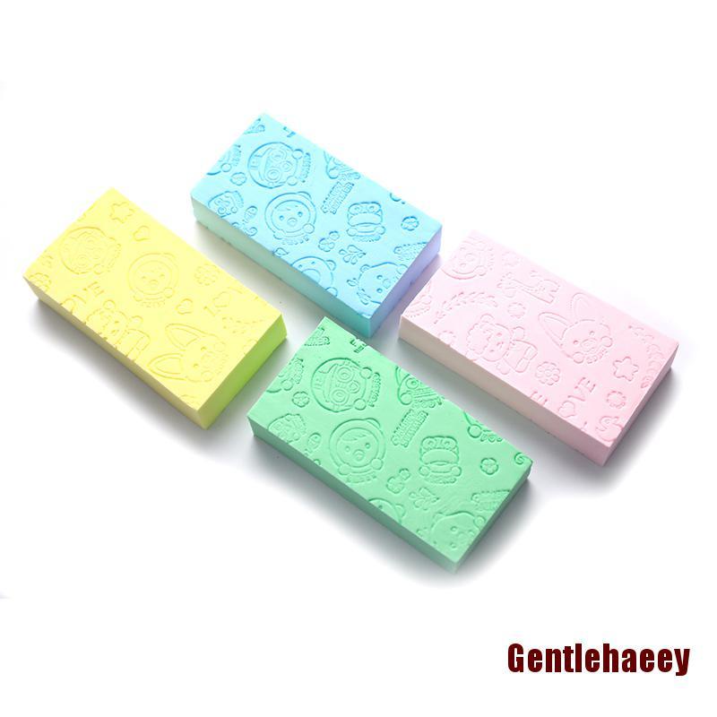 Bông Tắm Chà Xát Tẩy Tế Bào Chết Phối Ren In Họa Tiết Xinh Xắn Cho Bé