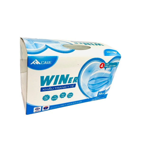Khẩu trang y tế Winner 4 Lớp Kháng Khuẩn
