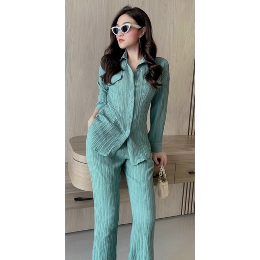 (HCM) SET BỘ DỒ ĐI CHƠI NỮ DÀI SANG CHẢNH TÔN DÁNG SÀNH ĐIỆU THỜI TRANG CHO CÁC CHỊ EM KME STORE