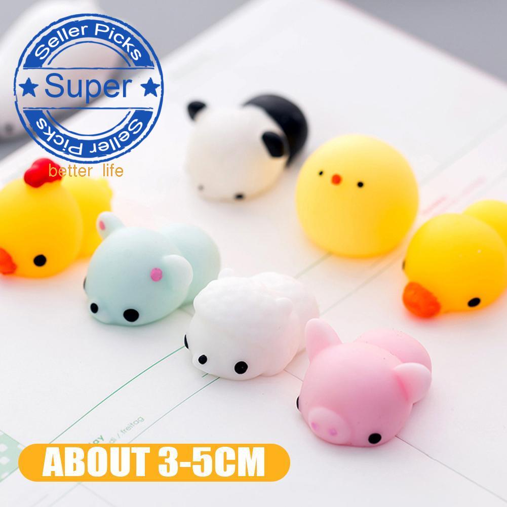 1Pc Stress Relief Toys Cute Squishy Slow Moji Cat Toy Cases Suitable Stress M1X5