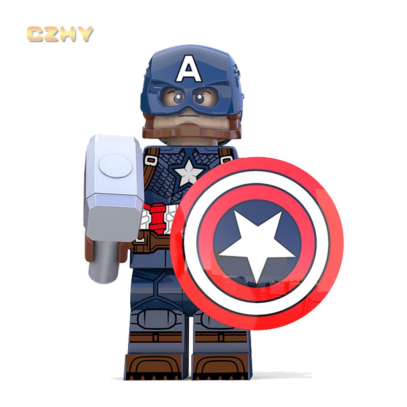Bộ Đồ Chơi Lắp Ráp Lego Mô Hình Captain America Dành Cho Bé