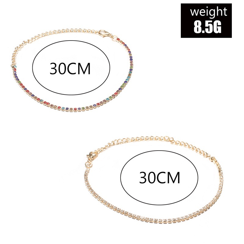 Set 2 Lắc Chân Đính Đá Xinh Xắn Dành Cho Nữ | BigBuy360 - bigbuy360.vn